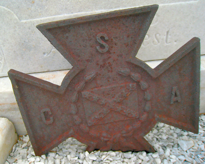 Confeder
                    States Army Marker for Vets