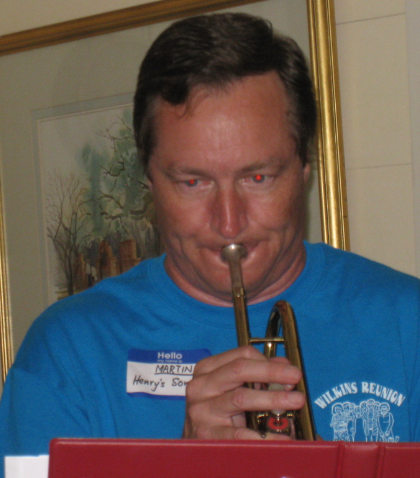 Martin Wilkins on Trumpet