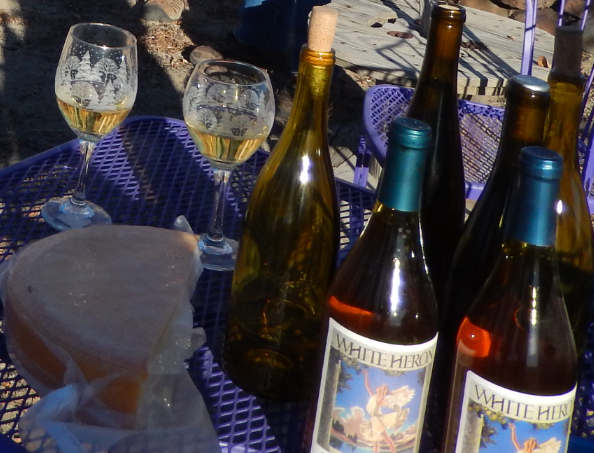 Wine Table with cheese