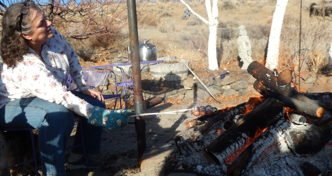 phyllis roasting apple-turkey
          sausage
