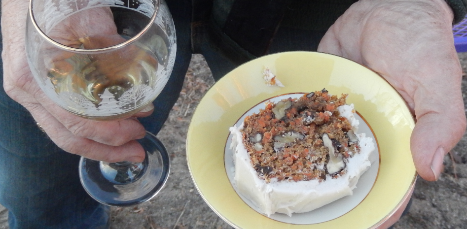 John's
                piece of birthday cake
