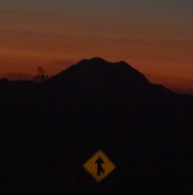 Cool view Mt. Rainier
