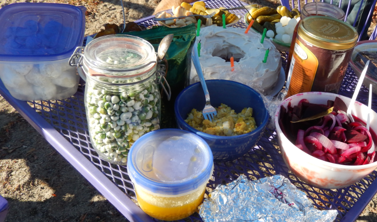 Back Table of Goodies